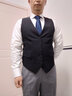 威可多（VICUTU）男士內搭西裝馬甲修身舒適VRS88131505 黑色 180/100B  曬單實拍圖