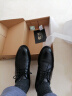 宜驰（EGCHI）皮鞋男士商务透气镂空休闲正装冲孔男鞋子 1618-2 黑色 39 实拍图