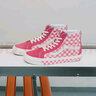 VANS范斯官方 SK8-Hi 38 DX粉色棋盤(pán)格安納海姆街頭甜酷板鞋 粉色/粉白棋盤(pán)格 34.5 曬單實(shí)拍圖