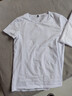 凡迪時(shí)尚夏季純色修身短袖t恤男士圓領(lǐng)緊身上衣白色男裝打底潮牌體恤潮流 白色 M 曬單實(shí)拍圖