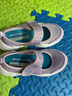 Skechers斯凱奇童鞋瑪麗珍公主鞋夏季學(xué)院風(fēng)休閑時(shí)髦網(wǎng)紗女童涼鞋302514L 薰衣草色/LAV 28.5 曬單實(shí)拍圖