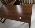 永诺 办公桌椅组合 老板桌经理桌现代简约书桌大班台大板桌办公室家具 黑架+金橡木色（单桌） 1.4米*0.6米 实拍图