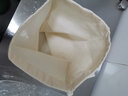 魚(yú)雁兔原棉未染色食物收納布袋 抽繩全棉束口袋細棉袋子大米面粉茶葉袋 1號約35*50cm 曬單實(shí)拍圖