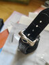 適用華為gt3表帶華為gt2表帶華為watch3表帶華為手表表帶新型牛皮橡膠底里防汗水透氣防臭表帶 黑色針扣款 22mm 曬單實(shí)拍圖