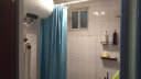 美居客 浴帘 防水防霉 加厚涤纶窗帘浴室淋浴房隔断帘1.8*2.0m(静谧蓝) 实拍图
