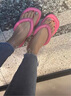 Melissa（梅麗莎）新款Free系列時(shí)尚簡(jiǎn)約可愛(ài)女士面包果凍拖鞋33772 橙色/粉色 39 曬單實(shí)拍圖