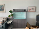 森森魚(yú)缸水族箱客廳智能落地中型底濾家用玻璃金魚(yú)缸生態(tài)懶人 納米灰色 ID靠墻款長(cháng)120*寬42*缸高73/柜高80cm 曬單實(shí)拍圖