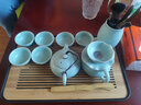 祥業(yè)便攜式旅行功夫茶具整套裝戶(hù)外露營(yíng)汝窯中式高檔茶壺蓋碗收納禮盒 富貴壺六杯茶道10件+茶盤(pán)+旅行包 曬單實(shí)拍圖