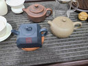 溪茗軒宜興紫砂壺純?nèi)止ぴV綠泥四方茶壺具清風(fēng)雅韻-破土凌云節(jié)節(jié)高 清風(fēng)雅韻單壺230ml 曬單實(shí)拍圖
