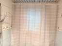美居客浴帘杆套装免打孔日式伸缩晾衣杆窗帘杆浴室隔断帘1.8*1.8M(尊享) 实拍图