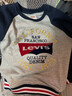Levi's 李維斯童裝春秋款兒童衛衣男女童連帽休閑衣服 赤霞紅 140 /68 【建議身高128-140cm】 曬單實(shí)拍圖