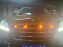 百臣中網(wǎng)小黃燈越野車(chē)s汽車(chē)防水小黃燈裝飾燈改裝車(chē)配件中網(wǎng)燈 黑殼黃光 一拖四【4個(gè)燈+線(xiàn)組】 曬單實(shí)拍圖