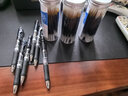 晨光桶裝g5按動(dòng)筆芯0.5黑色中性筆K35替換芯子彈頭大容量紅墨藍色全針管碳素水筆芯學(xué)生用按動(dòng)式筆芯 【經(jīng)典量販裝】黑色120支贈6支K35 曬單實(shí)拍圖