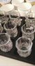 DELISOGA 待客用白酒杯家用玻璃酒杯套裝KTV專用洋酒杯小號一口烈酒子彈杯 12只45ML酒杯+12孔杯架 曬單實拍圖