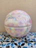 狂迷籃球鉆石扎染刻字定制高顏值生日禮物室內外耐磨比賽藍球 璀璨鉆石-7號球 曬單實(shí)拍圖