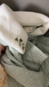 眠島秋冬甜美夾棉睡衣女純棉加厚大碼空氣棉可外穿家居服套裝 豌豆綠 M (158-165cm 115斤以內(nèi)) 曬單實(shí)拍圖