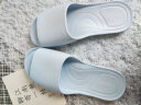 步术 拖鞋女中国台湾进口夏季家居时尚鱼嘴防滑防臭软底轻便静音 天青蓝 S(建议35-36码/鞋长约24.5cm） 实拍图