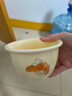 藍蓮花藍蓮花 餐具碗單個(gè)家用網(wǎng)紅碗盤(pán)創(chuàng  )意儀式感奶黃色陶瓷吃飯碗湯碗 6寸面碗 曬單實(shí)拍圖