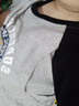 米婭琳 產(chǎn)后哺乳衣上衣外出服時(shí)尚款長(cháng)袖喂奶衣春秋季哺乳期T恤秋裝新款 灰色 XL（適合110-130斤） 曬單實(shí)拍圖