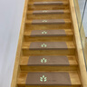 和居家  （3片9折）樓梯防滑踏步墊免膠自貼家用旋轉實(shí)木樓梯地墊定制樓梯踏步墊 駝色幸運草（夜光款） 70CM*22CM*4.5CM（單片價(jià)） 曬單實(shí)拍圖