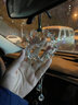 騰韻 水晶汽車(chē)掛件女士高檔掛飾車(chē)內掛件一路平安車(chē)載吊墜后視鏡裝飾用品新車(chē)送禮 十二時(shí)辰天然白水晶 - 一鹿平安（12顆精選主珠） 曬單實(shí)拍圖