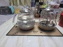 開品24X39智能全自動(dòng)上水電熱水壺茶臺(tái)茶桌保溫一體嵌入燒水壺煮茶壺茶具套裝專用功夫泡茶壺 1.2L 燒水壺+煮茶壺款   白色24X39CM 曬單實(shí)拍圖