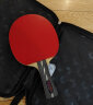 蝴蝶孔令辉乒乓球拍横拍双面反胶皮碳素底板全面型单拍含拍包 实拍图
