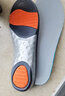 魅汾適配于阿·迪達斯鞋墊EVA彈性防滑軍訓鞋墊減震鞋墊透氣緩震籃球足球鞋墊 201灰桔色42-43 曬單實(shí)拍圖