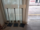 君鐸 無(wú)邊框指示牌 簡(jiǎn)約立式展示牌無(wú)邊框水牌導向牌商場(chǎng)展示架排隊護欄導向 A4黑色 曬單實(shí)拍圖
