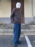 名面復(fù)古圓領(lǐng)毛衣男寬松秋冬季大碼針織衫外套男士休閑毛線衣男生線衫 復(fù)古色 XL 【150-170斤】 曬單實拍圖