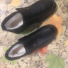 洛希誠品羊毛棉鞋男雪地靴加絨加厚中老年牛皮高幫棉靴爸爸鞋保暖棉皮鞋防滑軟底老人鞋冬鞋大碼46防水皮鞋 2811【黑色】真皮羊毛 38 曬單實拍圖