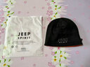 吉普（JEEP）帽子男士毛線帽防風護耳保暖加絨棉帽潮流韓版羊毛混紡秋冬針織帽休閑防寒帽 A0190深藍 曬單實拍圖