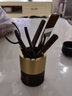 呈然黑檀實(shí)木茶道六君子茶藝泡茶工具茶道筒茶夾養(yǎng)壺筆嵌銅茶杯墊套裝 龍鳳六君子（黑檀款） 曬單實(shí)拍圖
