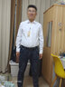 西域駱駝（VANCAMEL）純色襯衫男春秋季商務正裝休閑長袖男士白襯衣 白色 2XL  曬單實拍圖