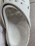 沂歆洞洞鞋女2026夏季新款拖鞋外穿軟底夏季室內外兩穿透氣防滑包頭 白色奶酪洞洞鞋【38-39】 曬單實(shí)拍圖
