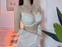 怡倩（YIQIAN）怡倩【多巴胺甜妹】大胸顯小內衣女薄款全罩杯夏季無(wú)痕大碼文胸 薄荷山茶花 90D 曬單實(shí)拍圖