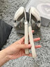 果兒電子藍牙耳機耳夾式不入耳開放骨傳導(dǎo)概念機械風ENC降噪運動跑步騎行音樂游戲oppo蘋果vivo通用 白色【360°立體混音】 ENC降噪 DT9.0定向傳聲 曬單實拍圖