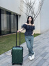 TUMI/途明19 Degree Aluminum旅行箱拉桿箱 紋理森林綠 20英寸 -可登機【適用于短途】 曬單實(shí)拍圖