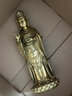 明恩 純黃銅普陀山南海觀(guān)音像全銅蓮花站像家用銅觀(guān)世音菩薩像擺件 小號高18CM 南海黃銅觀(guān)音 曬單實(shí)拍圖