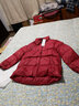 BUTAO羽絨服女短款新款外套女秋冬季保暖百搭韓版小個子面包服女裝 酒紅立領 L 曬單實拍圖
