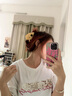 松窗夢(mèng)語(yǔ) 奶酪芝士發(fā)夾女后腦勺盤(pán)發(fā)抓夾趣味個(gè)性鯊魚(yú)夾子可愛(ài)鏤空發(fā)卡頭 大號(hào)抓夾 曬單實(shí)拍圖