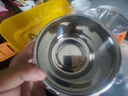 領(lǐng)銳（lingrui）電熱飯盒加熱飯盒自動斷電可插電保溫飯盒便攜式上班族不銹鋼內(nèi)膽密封保鮮蓋 黃色-單層雙膽 曬單實拍圖