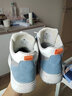 回力（Warrior）男鞋高幫鞋子男士休閑鞋男冬季百搭板鞋學(xué)生跑步滑板運動(dòng)鞋藍橘44 曬單實(shí)拍圖