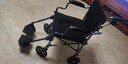 巨貿輪椅折疊輕便超輕便攜式輪椅車(chē) 可上飛機 老人兒童孕婦旅行手推車(chē) 帶手剎+拉桿箱 曬單實(shí)拍圖