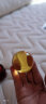 慈念 水晶球摆件 透明白色水晶球紫水晶客厅卧室装饰财位摆件工艺品 黄色-小号 实拍图