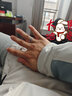 曼禾（MANHE）S925銀情侶對戒求婚戒指女款女士訂結婚鉆戒男士可調(diào)節(jié)輕奢高級感 曬單實拍圖