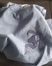 GXG男裝  雙色潮流圓領短袖T恤時尚個性舒適 夏季新款 灰藍色 2XL 曬單實拍圖