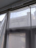 赫伊莎 窗帘专用免打孔安装伸缩杆 卧室厨房遮光简易罗马杆浴室现代新款 白色直径32mm 70-110cm 实拍图