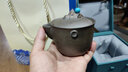 雲山堂見(jiàn)山紫砂手抓壺功夫泡茶器具青段柴燒窯變150cc容量快客壺純手工 紅色 曬單實(shí)拍圖