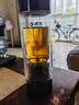 清水（SHIMIZU） 雙層玻璃杯茶水分離杯大容量泡茶杯子高檔商務(wù)水杯支持定制 8622 亮藍(lán)色 360ml 曬單實(shí)拍圖